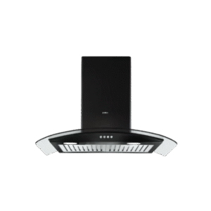Kitchen Chimney Elica 75cm Chimney GLACE ETB PLUS LTW 75 NERO PB LED